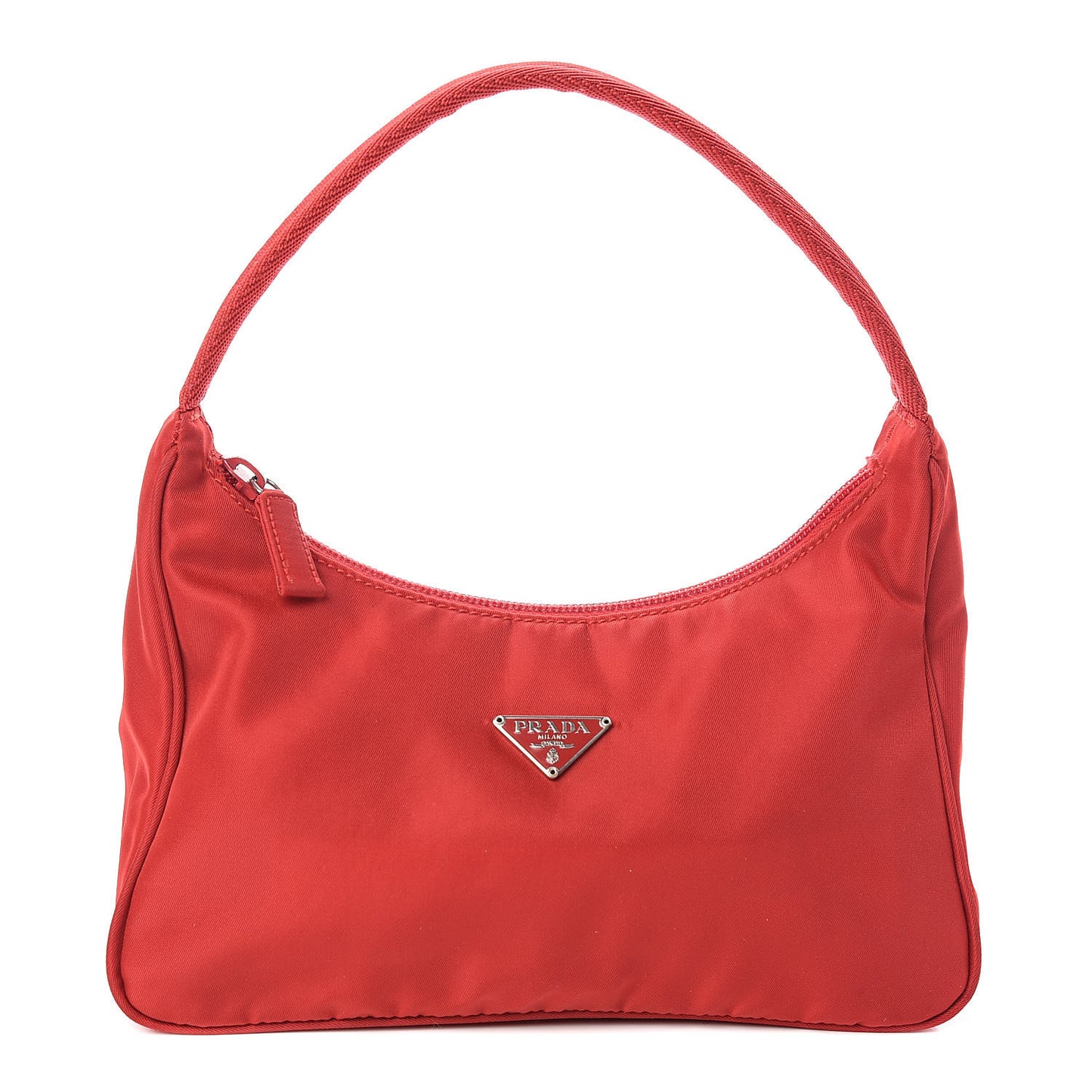 Tessuto Nylon Sport Shoulder Bag Rosso