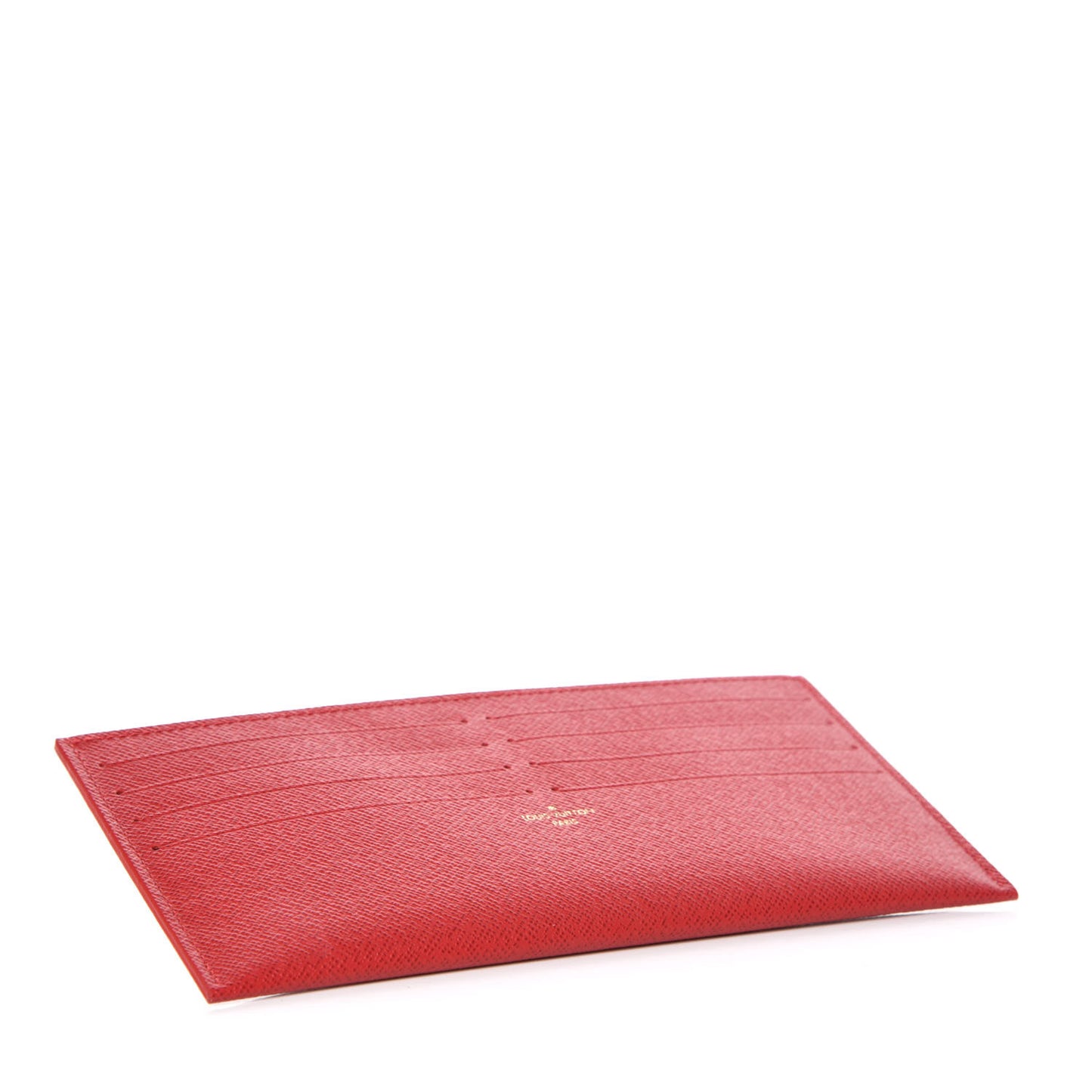 Calfskin Felicie Card Holder Insert Cherry