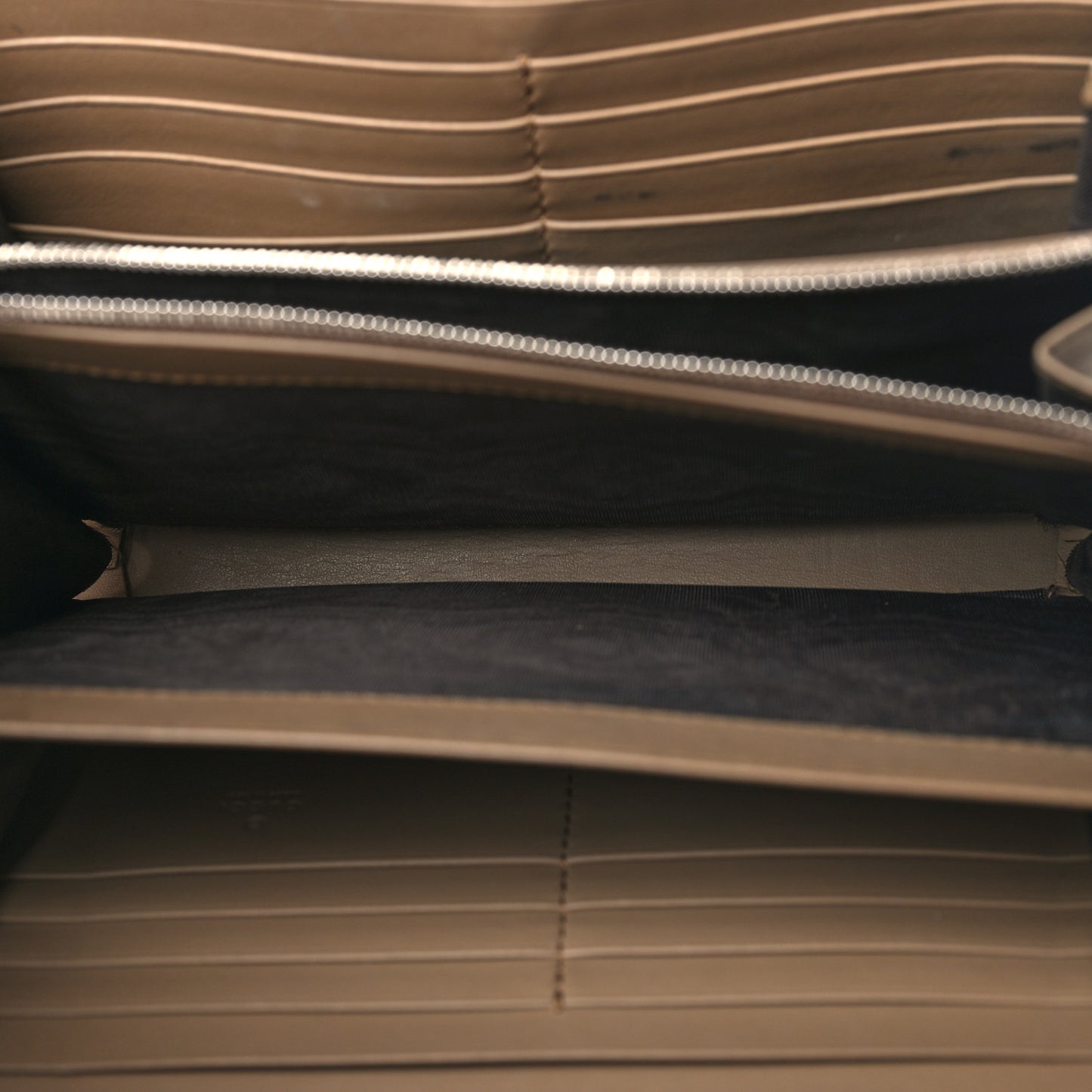 GG Supreme Monogram Mini Dionysus Chain Wallet Beige Taupe