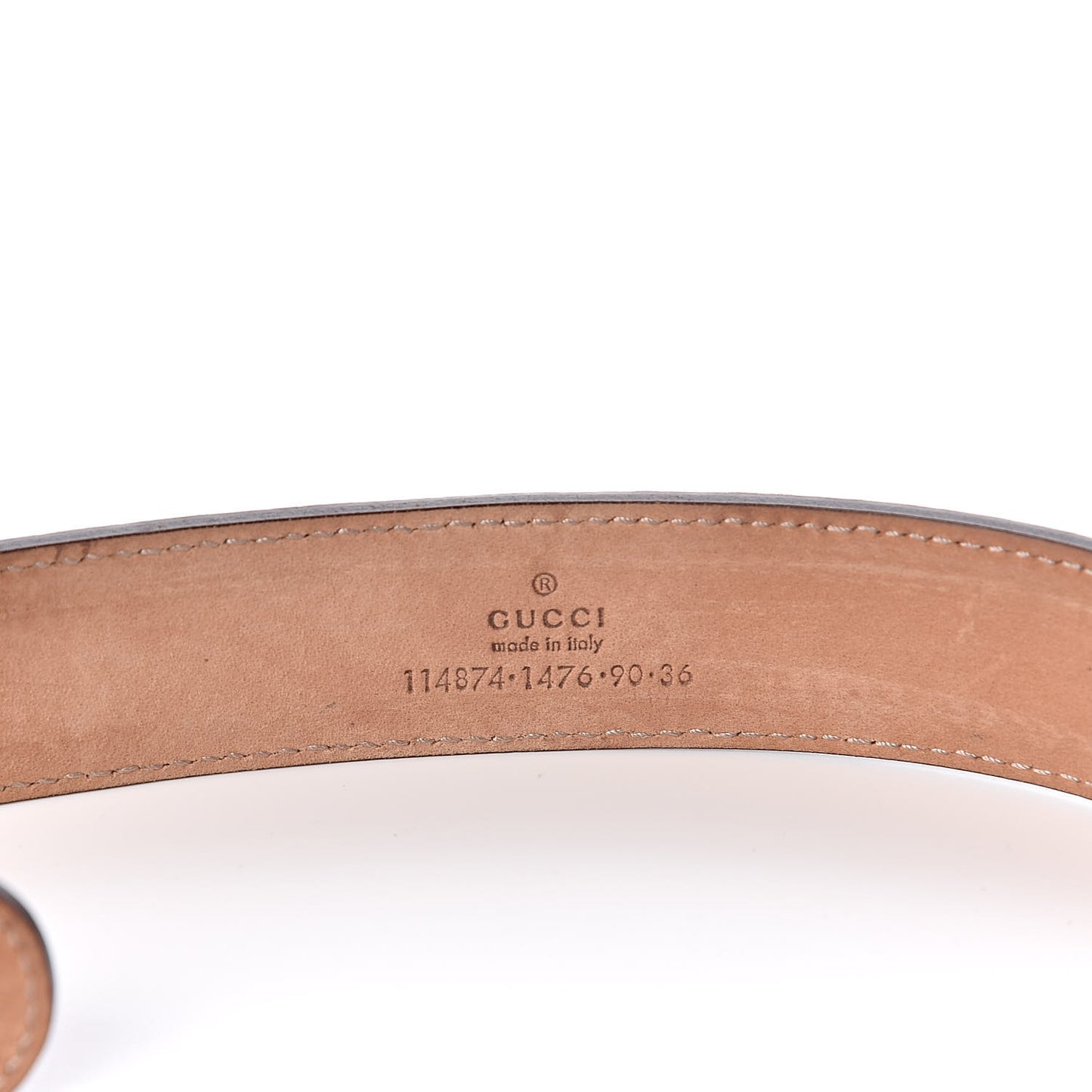 Monogram Interlocking G Belt 90 36 Dark Brown