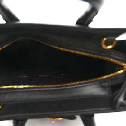 Mulberry Silky Calfskin Micro Bayswater Zip Tote Black 5 of 9