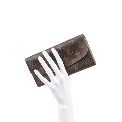 Louis Vuitton Monogram Emilie Wallet Rose Nacre 2 of 8