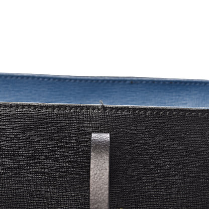 Fendi Vitello Elite Cuoio Monster Buggies Medium Roll Tote Black Multicolor Blue Cobalto 9 of 12