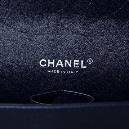 Chanel Caviar Quilted Jumbo Double Flap Navy Blue 6 of 13