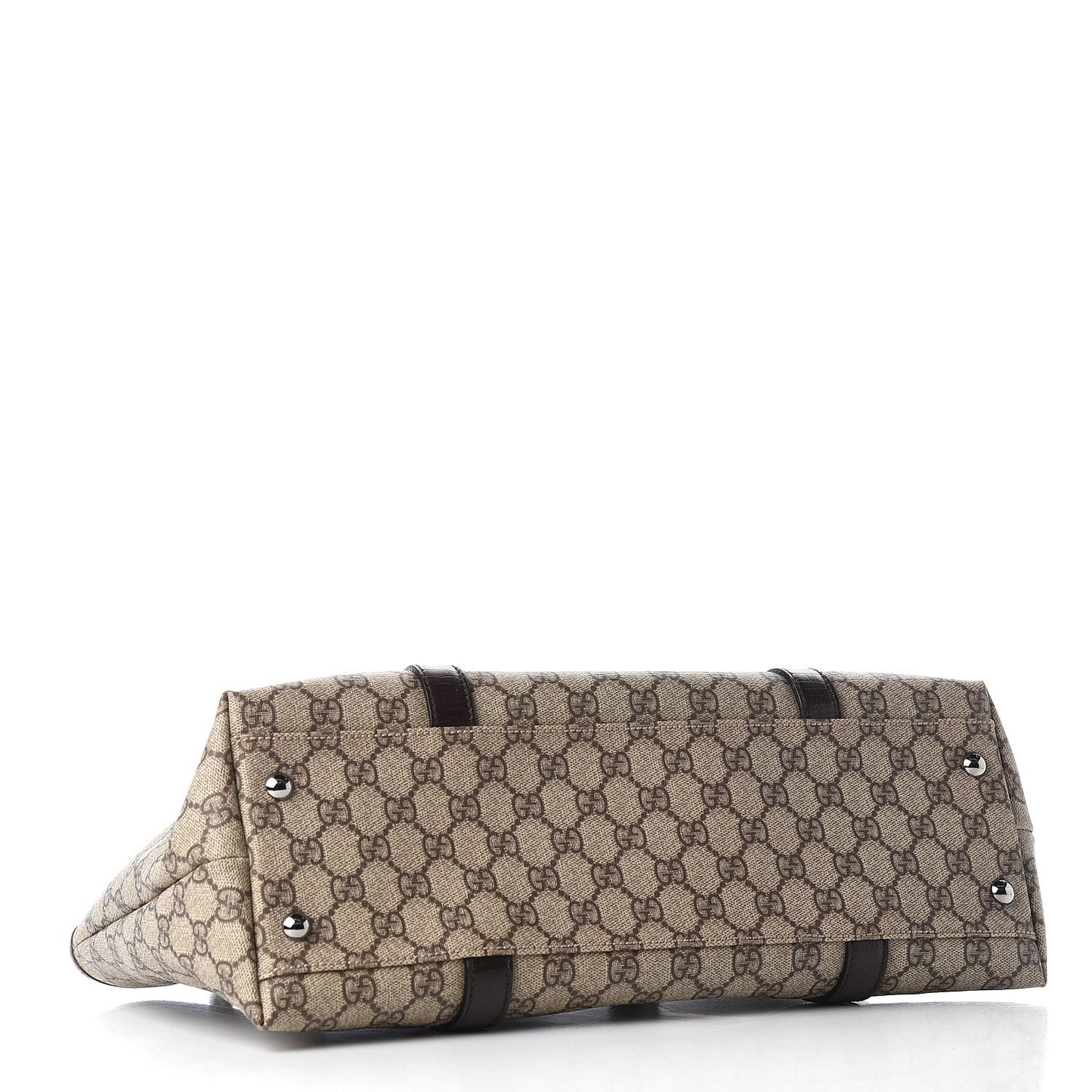 GG Plus Monogram Medium Joy Tote Dark Brown