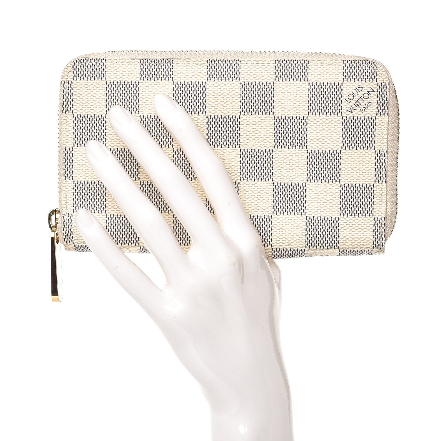 Louis Vuitton Damier Azur Compact Zippy Wallet 2 of 7
