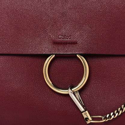 Chloe Calfskin Medium Faye Shoulder Bag Sienna Red 7 of 17