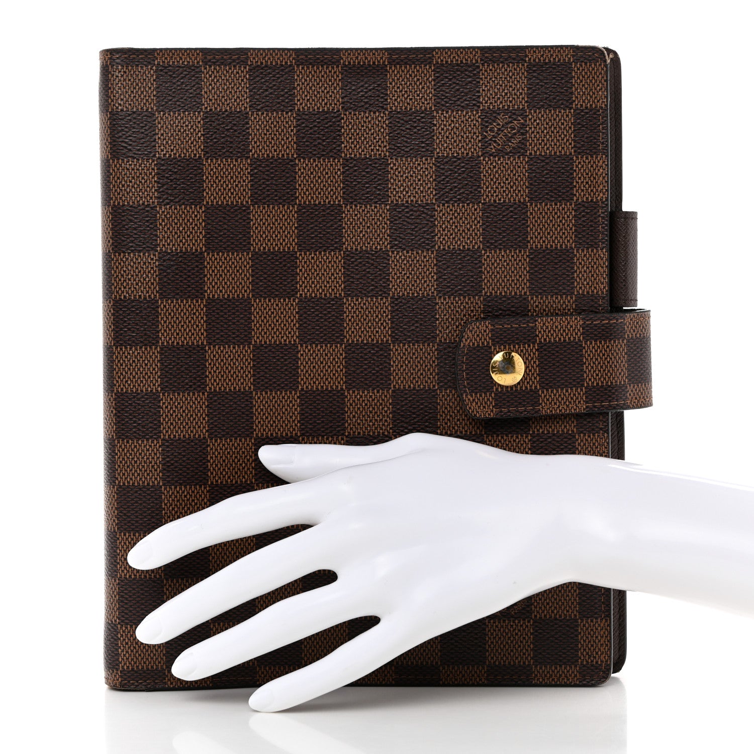 Louis Vuitton Damier Ebene Large Ring Agenda Cover 2 of 12