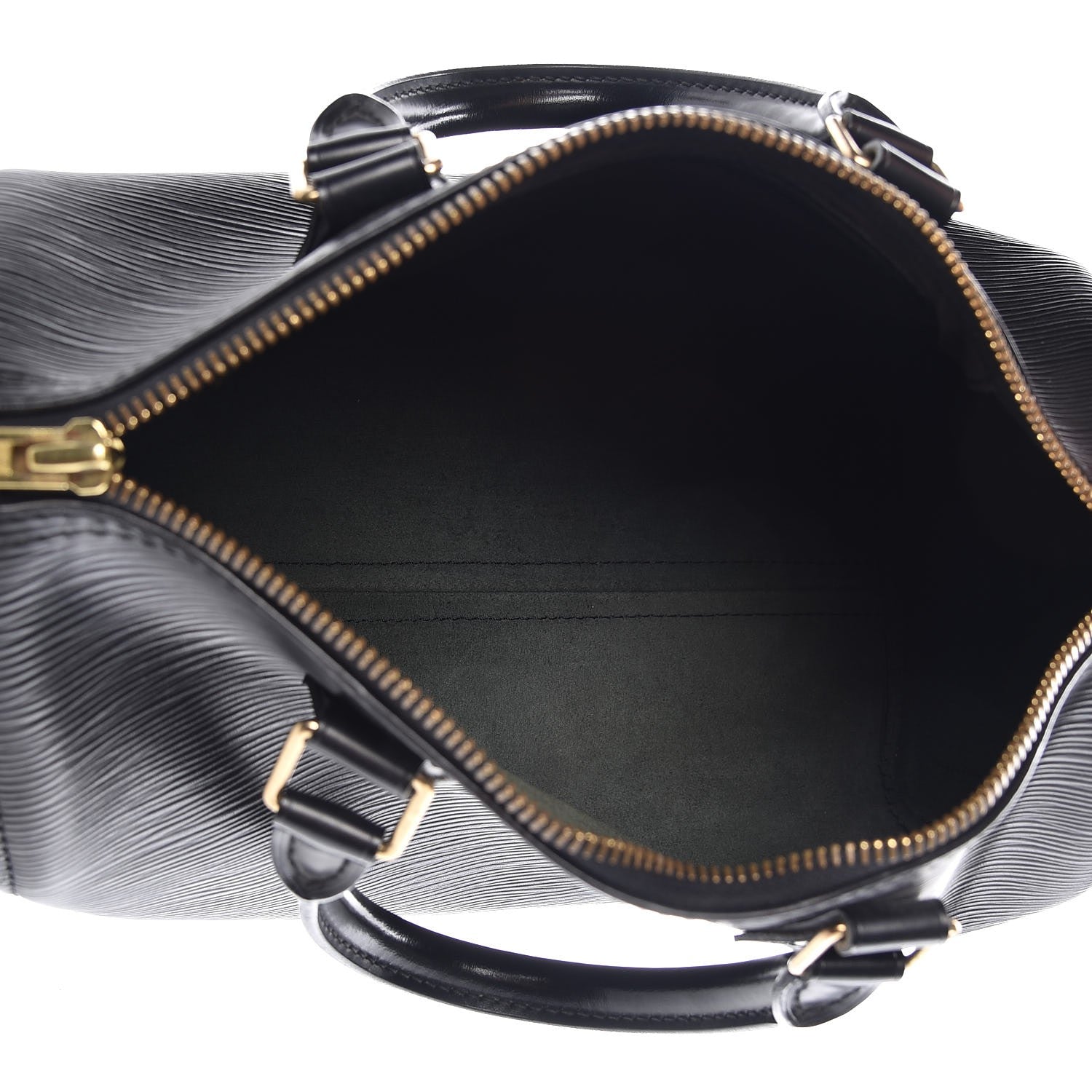 Louis Vuitton Epi Speedy 25 Black 5 of 15