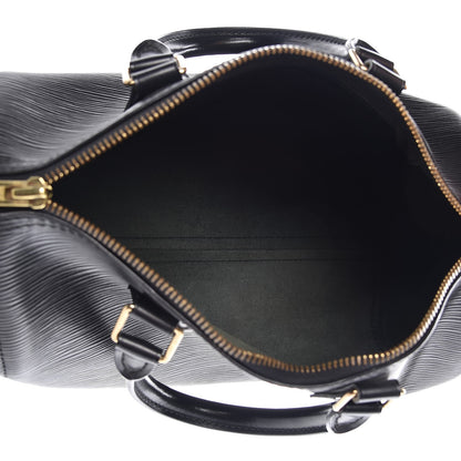 Louis Vuitton Epi Speedy 25 Black 5 of 15