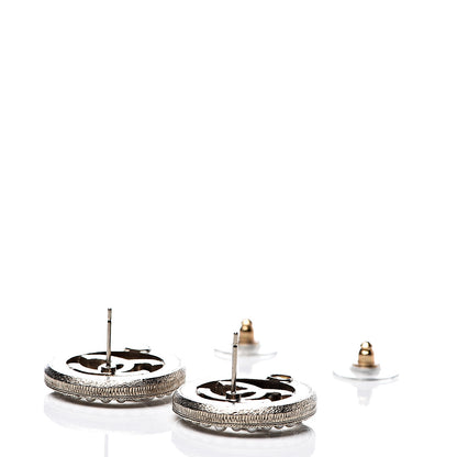 Chanel Pearl CC Round Earrings Gold 3 of 6