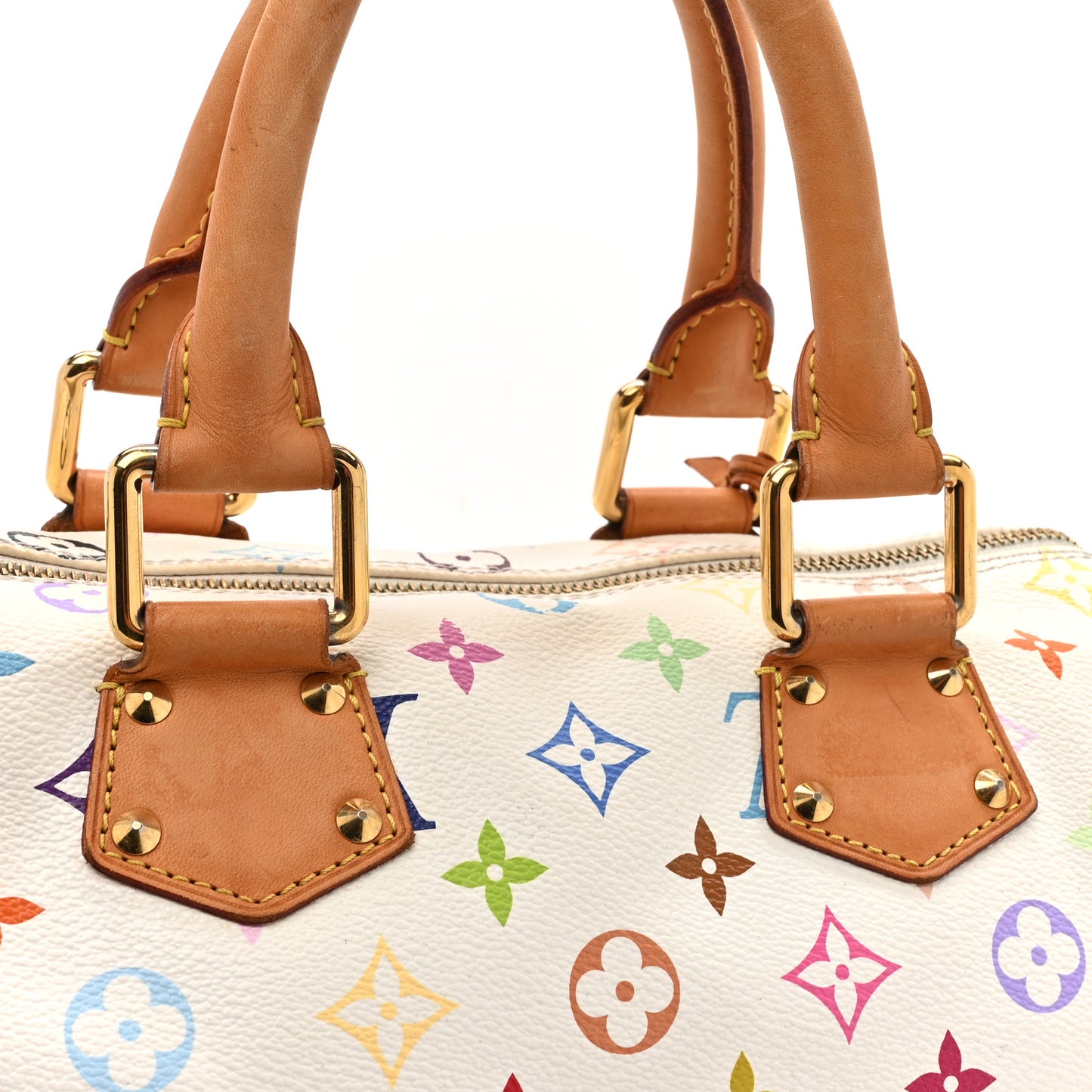 Monogram Multicolor Speedy 30 White
