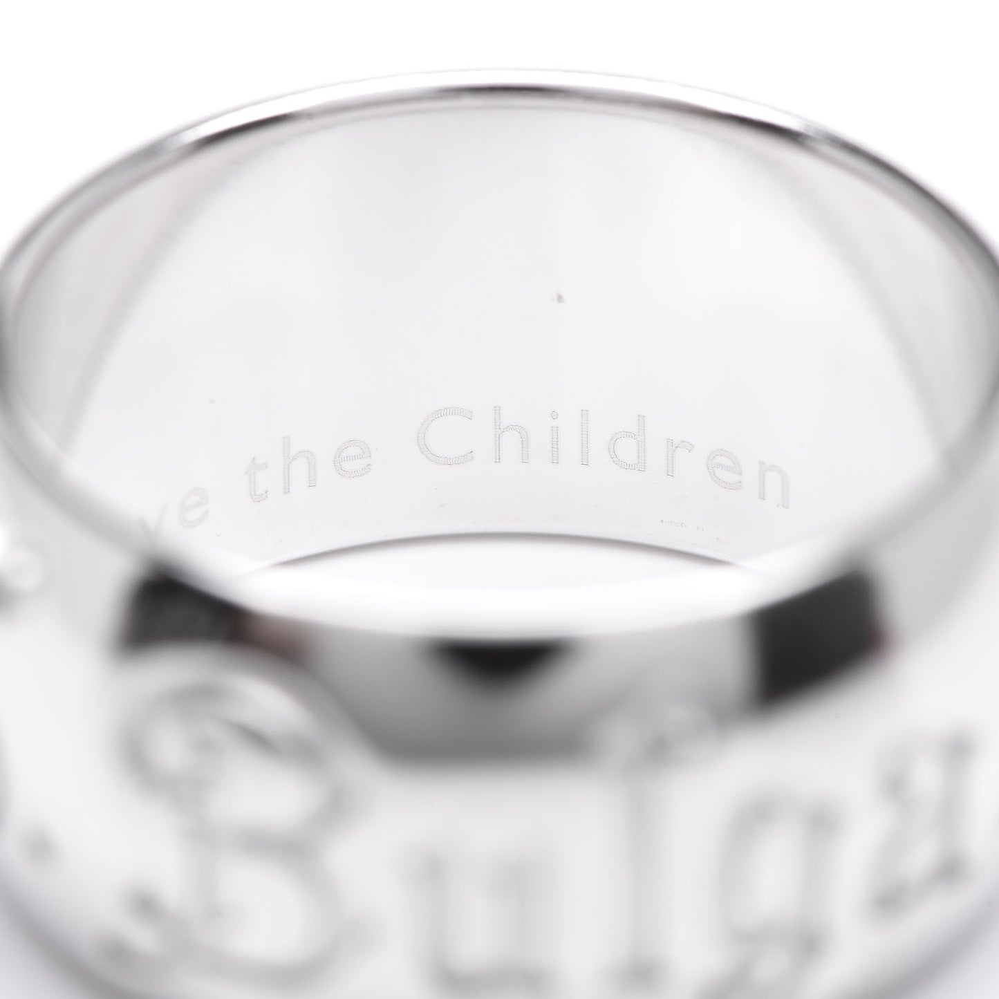 Sterling Silver Save The Children Ring 54 7