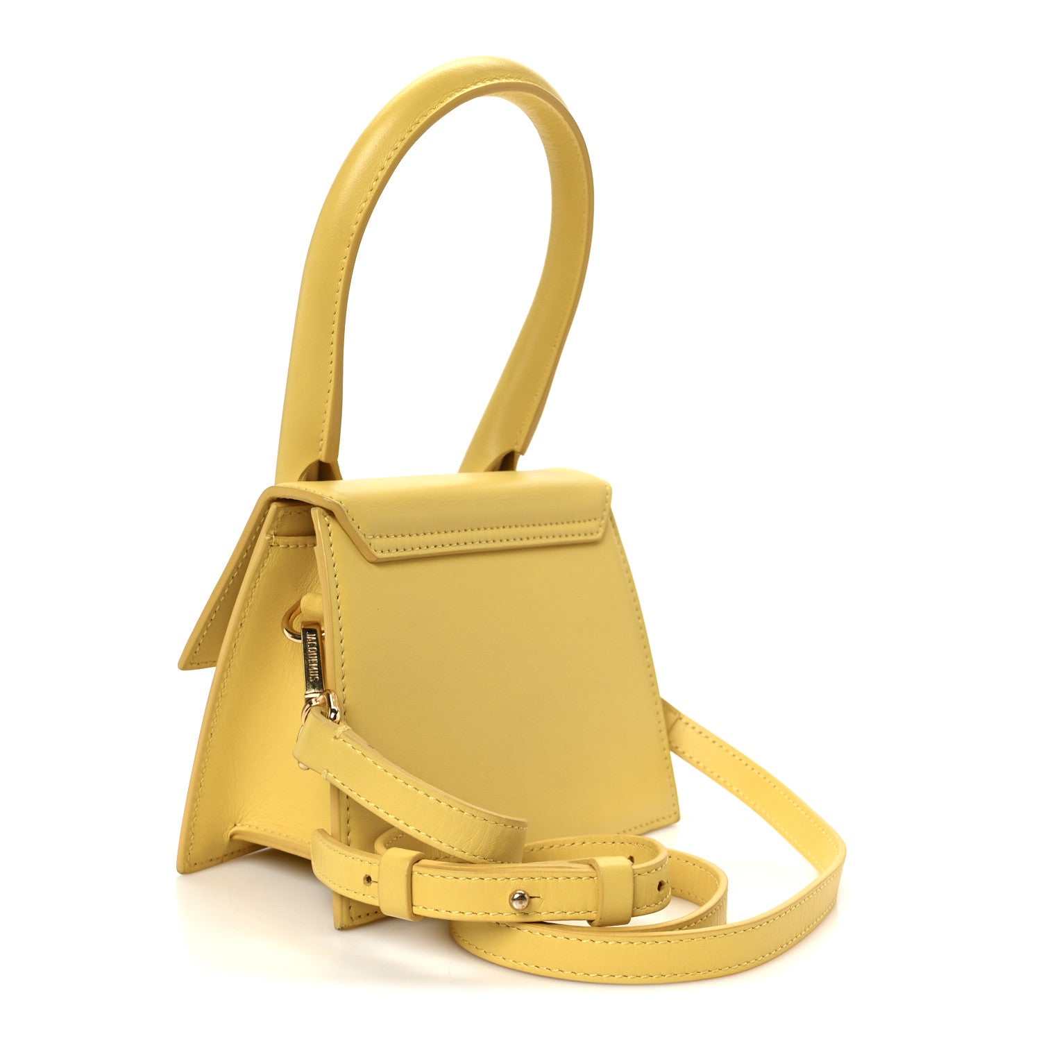 Jacquemus Smooth Calfskin Le Chiquito Moyen Yellow 3 of 9