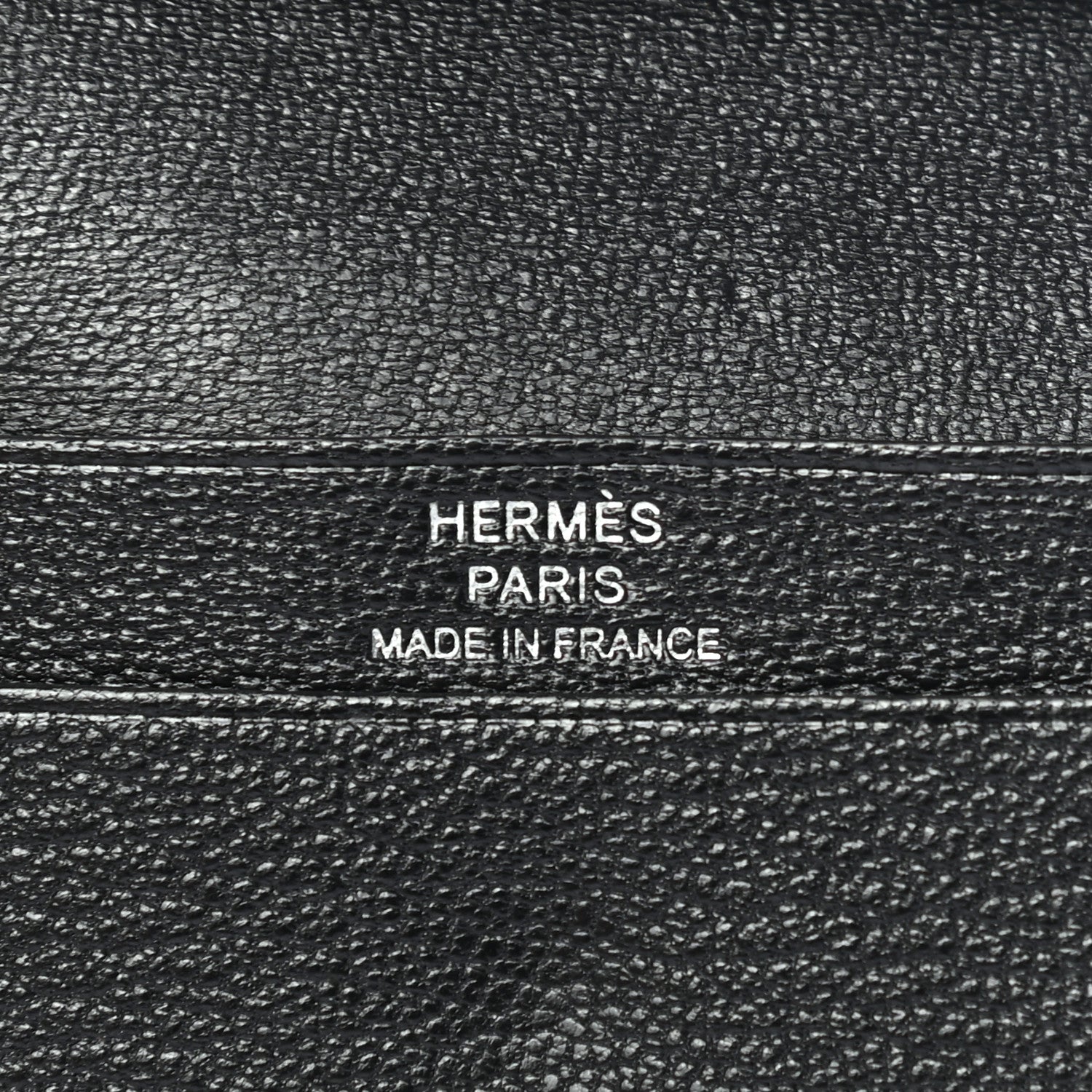 Hermes Chevre Mysore Mini Bearn Wallet Black 6 of 8