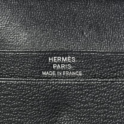 Hermes Chevre Mysore Mini Bearn Wallet Black 6 of 8