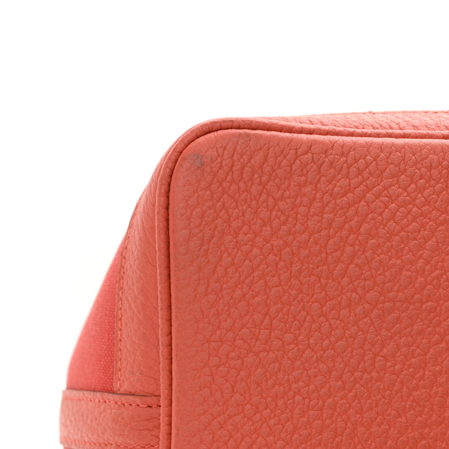 Hermes Toile Militaire Vache Country Garden Party Pockets 36 MM Tote Rouge Tomate Capucine 17 of 17