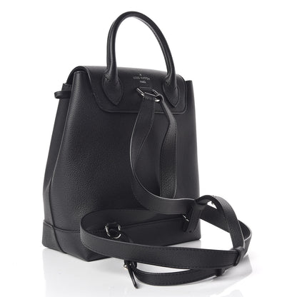 Louis Vuitton Calfskin Lockme Backpack Black 3 of 11