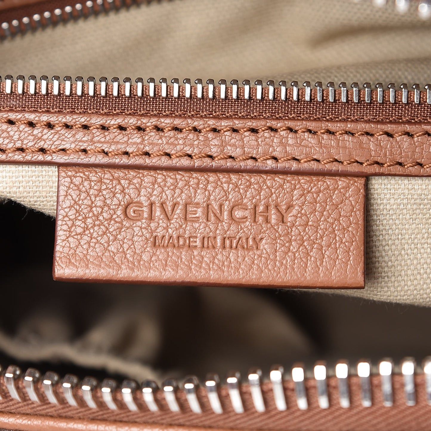 Sugar Goatskin Small Antigona Caramel