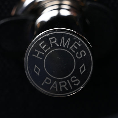 Hermes Military Toile Vache Hunter Herbag Zip Retourne 20 Black 6 of 10