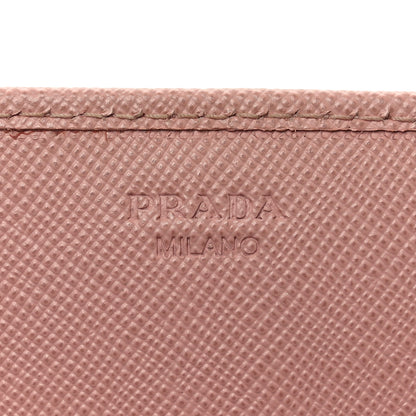 Prada Saffiano Wallet on Chain Pink 6 of 9