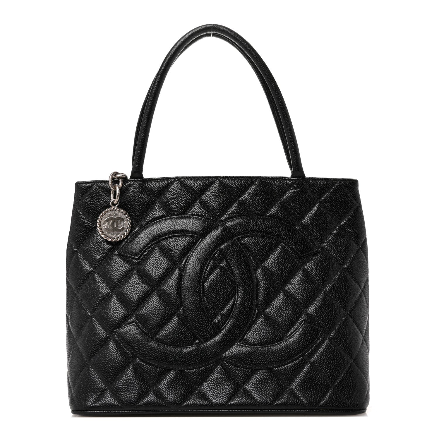 Chanel Caviar Quilted Medallion Tote Black 1 of 13