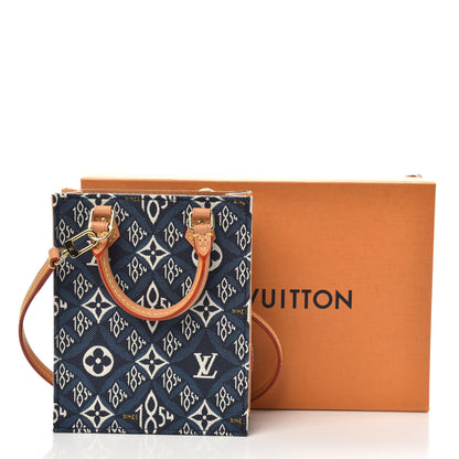 Louis Vuitton Jacquard Since 1854 Petit Sac Plat Blue 10 of 10