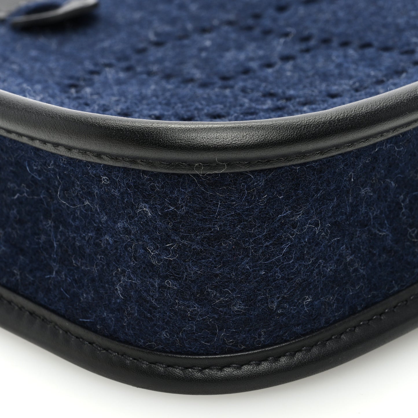 HERMES Feutre Swift Evelyne TPM Bleu Nuit Black Bleu Nuit Black