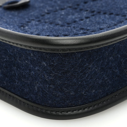 Hermes HERMES Feutre Swift Evelyne TPM Bleu Nuit Black Bleu Nuit Black 9 of 10