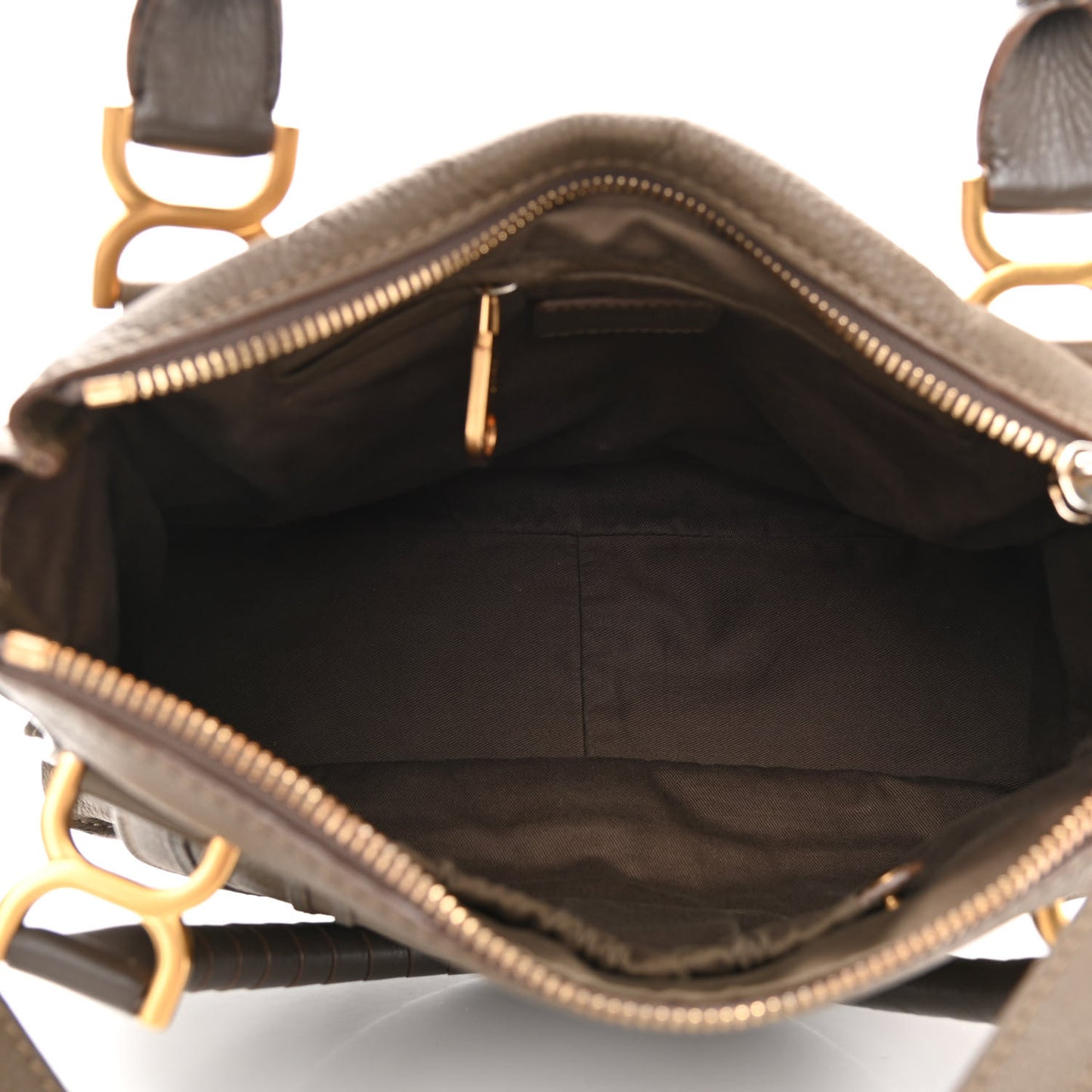Calfskin Medium Marcie Satchel Anchor Grey