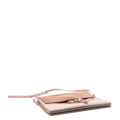 Chloe Suede Medium Faye Shoulder Bag Misty Rose 4 of 10