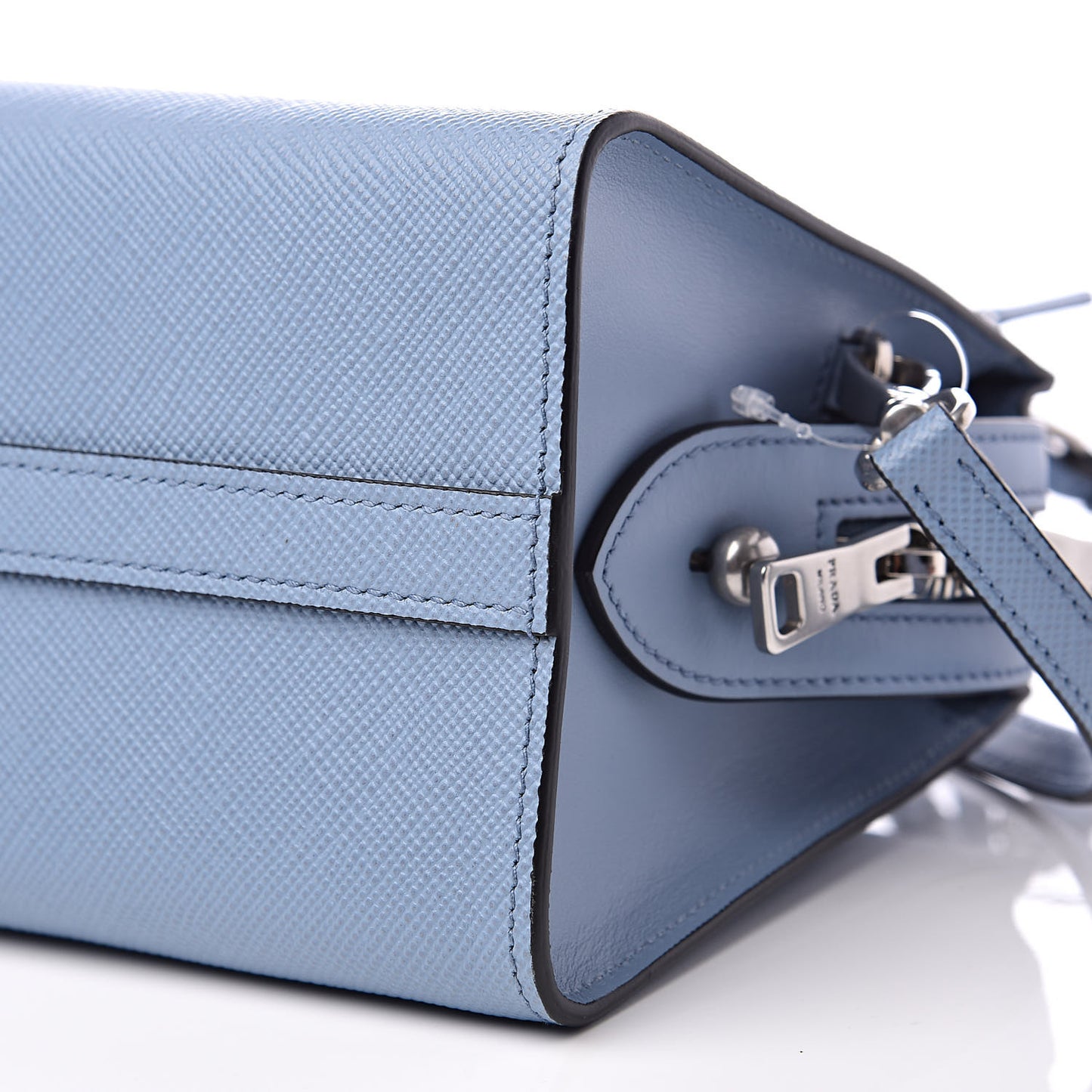 Saffiano Cuir Calfskin Mini Monochrome Top Handle Tote Astrale