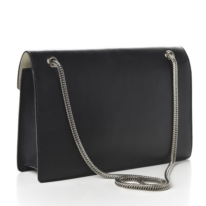 Saint Laurent Calfskin Medium Classic Betty Black White 3 of 10
