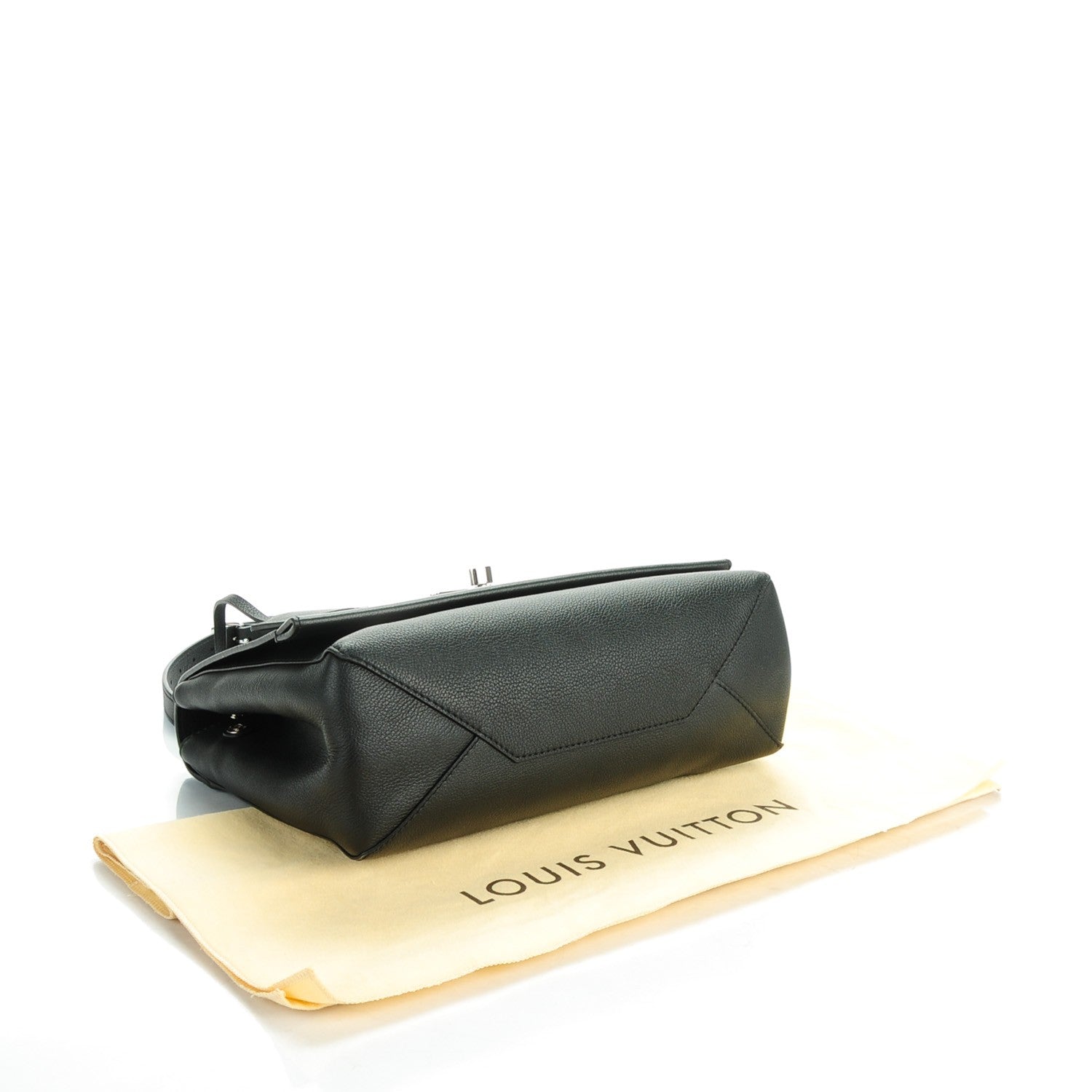 Louis Vuitton Soft Calfskin Lockme II Top Handle Black 4 of 7