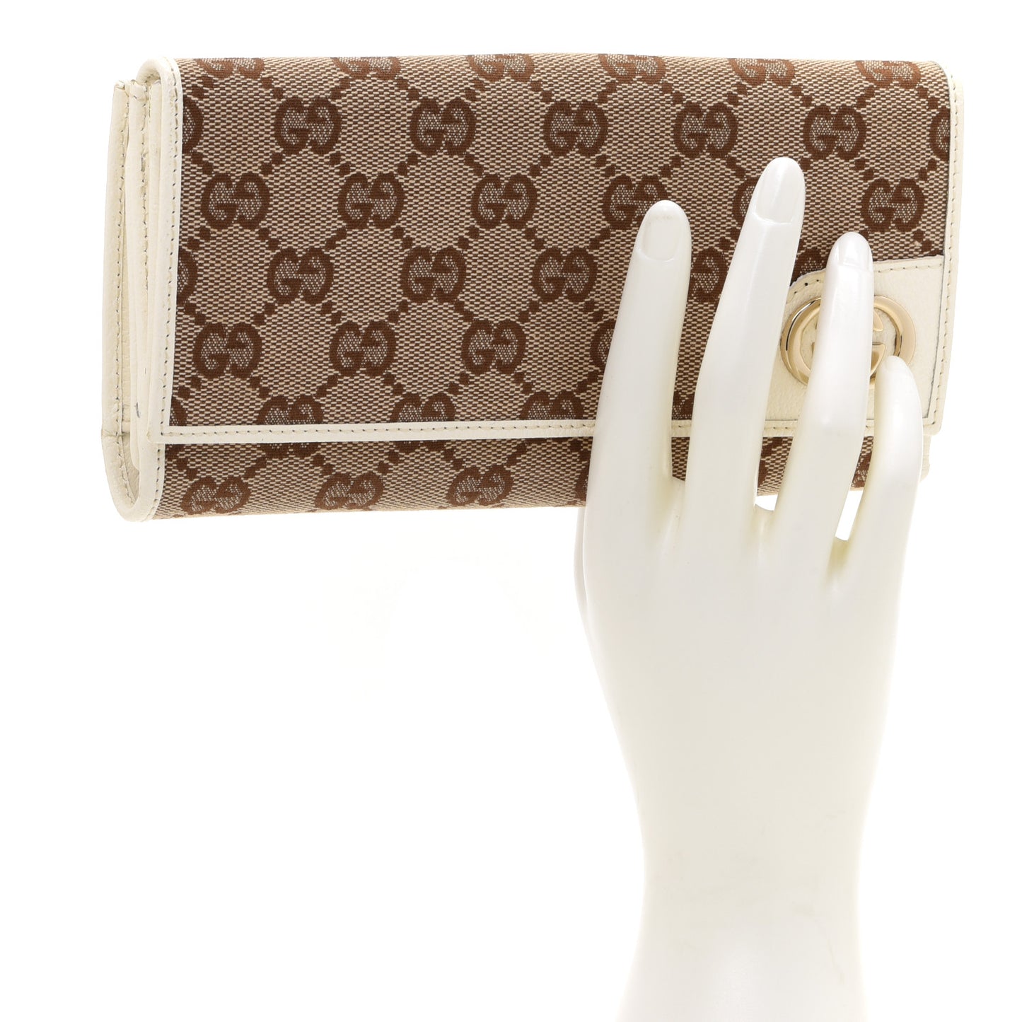 Monogram New Britt Continental Wallet Off White