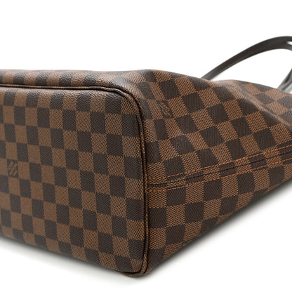 Louis Vuitton Damier Ebene Neo Neverfull MM Rose Ballerine 11 of 12