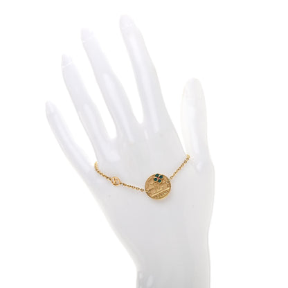 Louis Vuitton Metal Miss Windsor Medal Bracelet Gold 2 of 6
