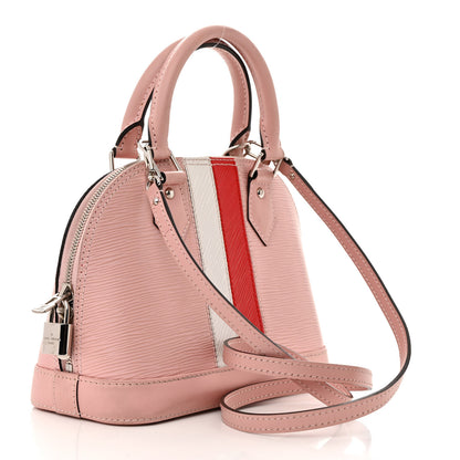Louis Vuitton Epi Stripe Alma BB Rose Ballerine 3 of 13