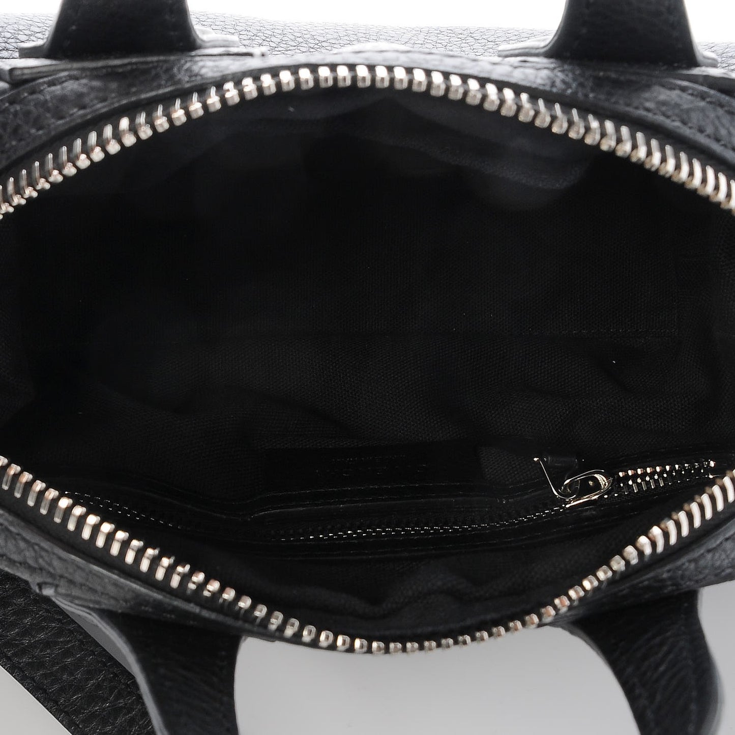 Waxed Calfskin Micro Nightingale Black