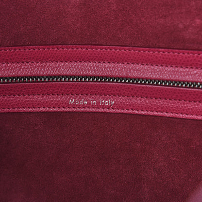 Celine Grained Calfskin Medium Phantom Luggage Fuchsia 6 of 12