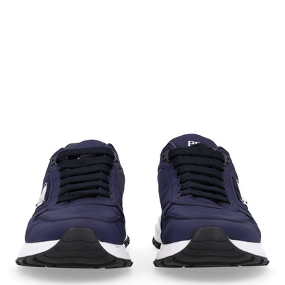 Prada Re-Nylon Spazzolato Metal Triangle Logo Mens Prax 01 Sneakers 9.5 Navy 3 of 10