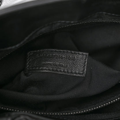 Saint Laurent Calfskin Y Quilted Monogram Monochrome Medium Loulou Chain Satchel Black 7 of 12