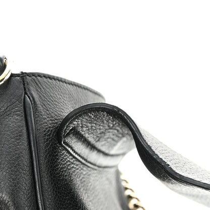 Gucci Pebbled Calfskin Small Soho Flap Crossbody Black 13 of 17