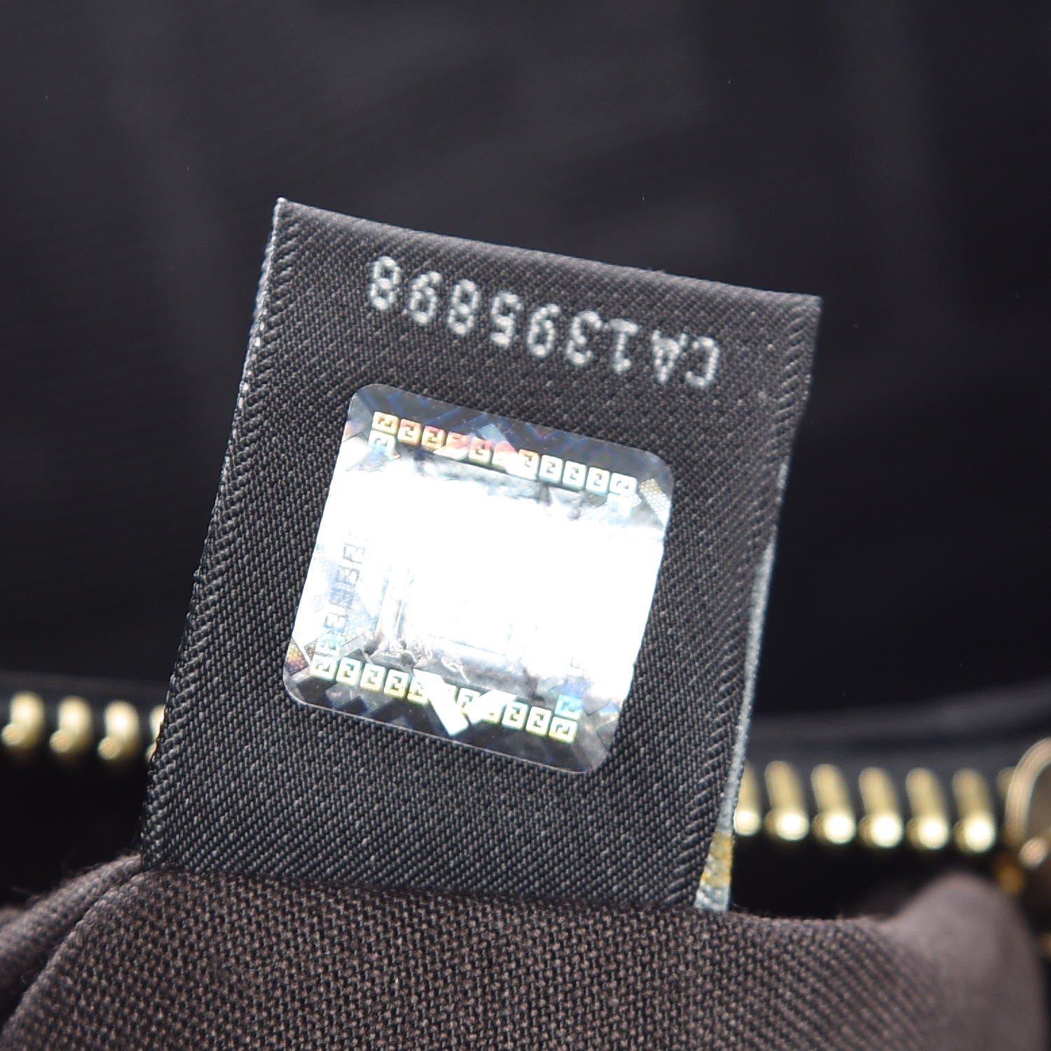Fendi Zucca Enamel Mia Tote Black 8 of 8