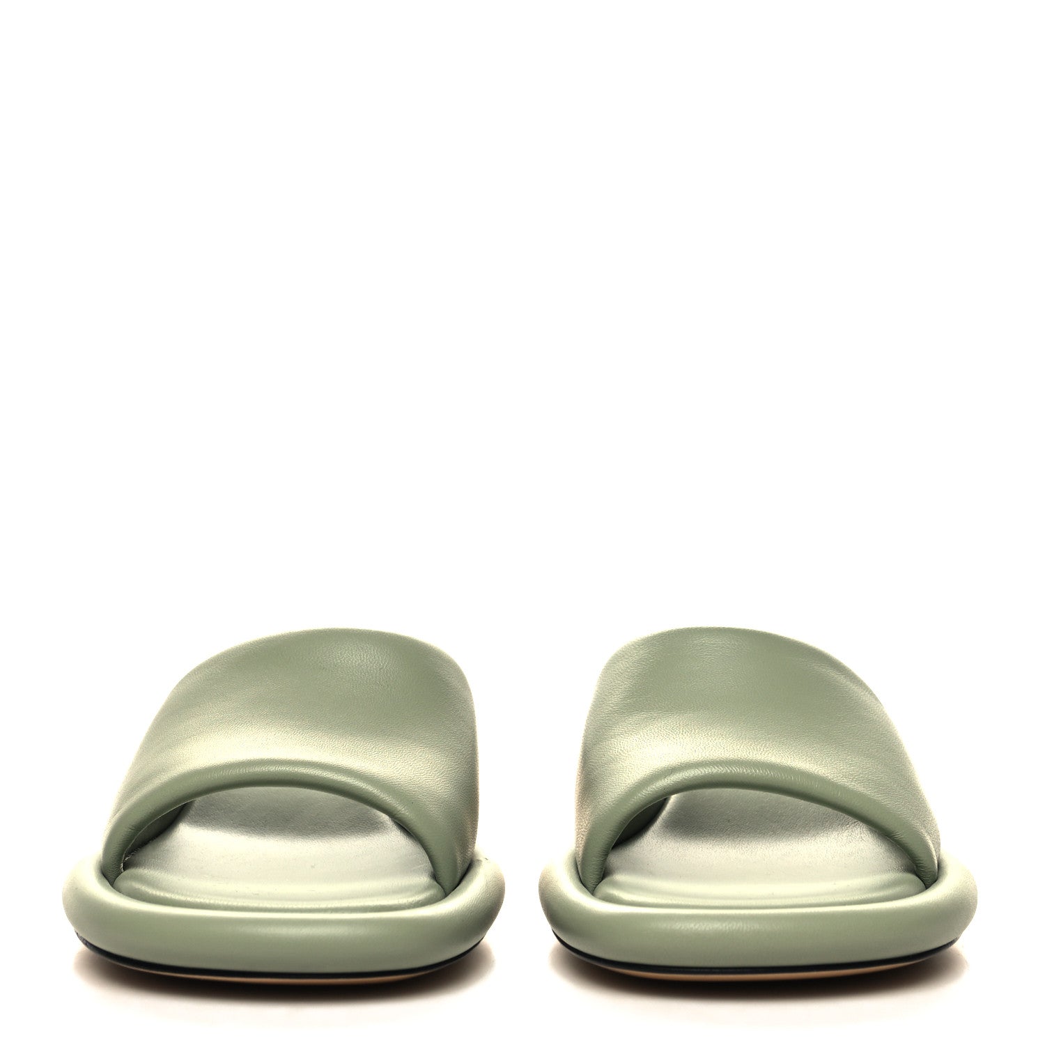 Fendi Nappa Baguette 60mm Slide Sandals 37 Musk 2 of 8