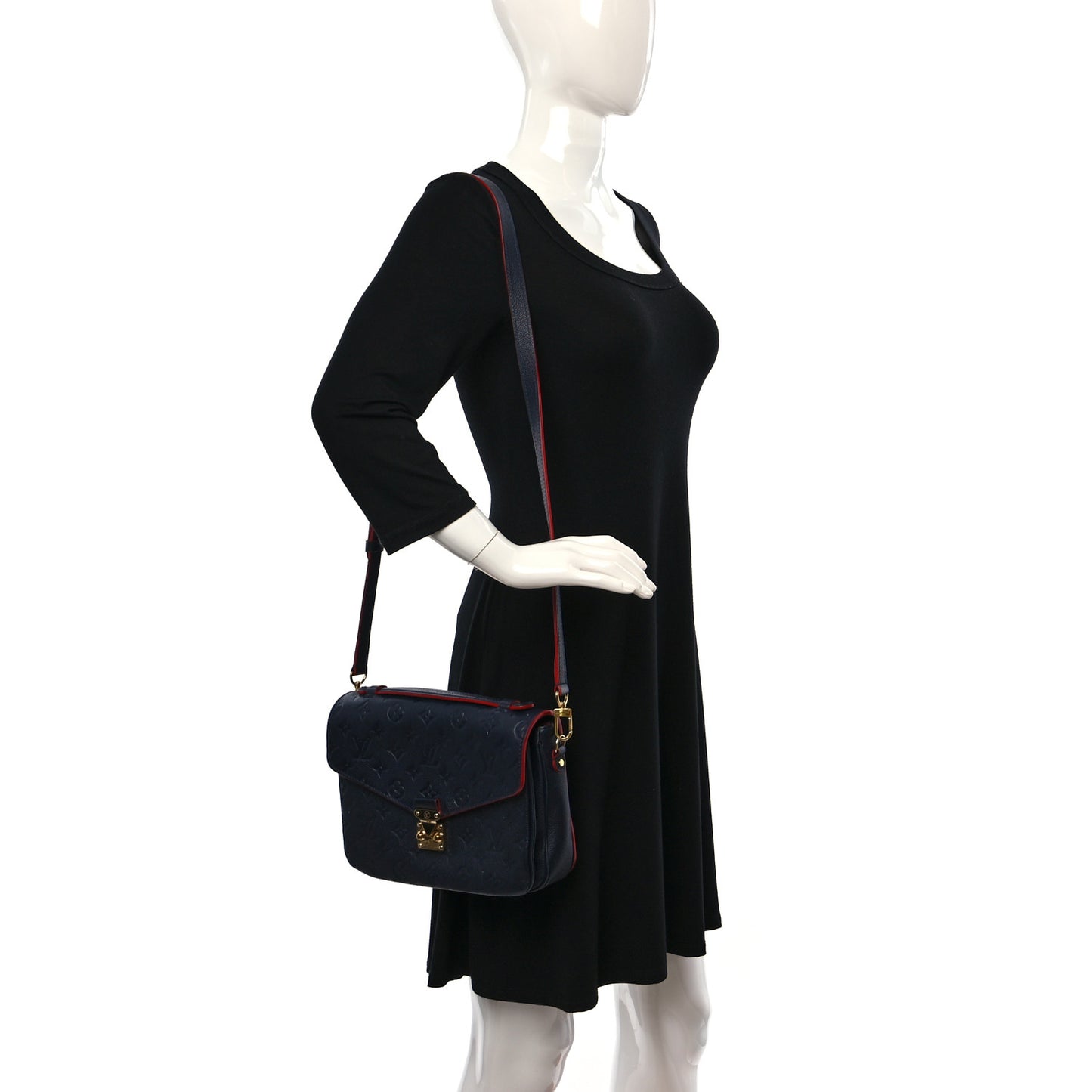 Empreinte Pochette Metis Marine Rouge