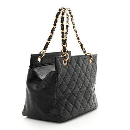 Chanel Caviar Quilted Petit Timeless Tote PTT Black 3 of 15