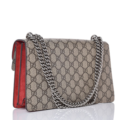 Gucci GG Supreme Monogram Small Dionysus Shoulder Bag Red 4 of 9