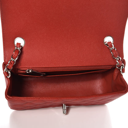 Chanel Caviar Quilted Mini Rectangular Flap Red 5 of 7