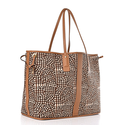 MCM Visetos Large Liz Reversible Shopper Tote Cognac 8 of 18